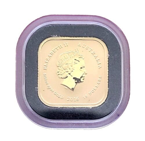 2016 Australia 1/10 oz Gold Square Map Coin BU - Image 4