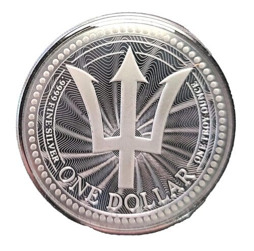 2023 Scottsdale Trident 1 oz Silver Coin Bu - Image 3