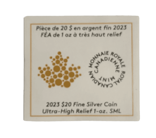 2023 Canadian Ultra HR Maple Leaf 1oz Silver Reverse Proof - Image 6