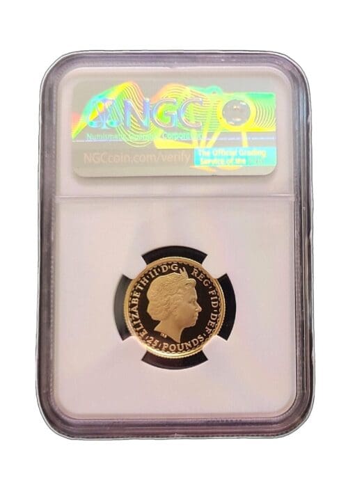 2008 British 1/4 oz Gold Britannia Coin Gem Proof - NGC PF70 - Image 2