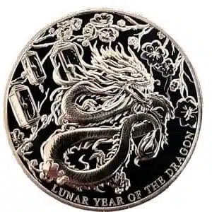 Pitcairn Island 1 oz Silver Lunar Dragon