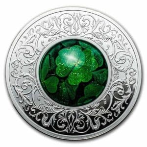 Cameroon .5oz Silver Four-Leaf Clover Proof Coin