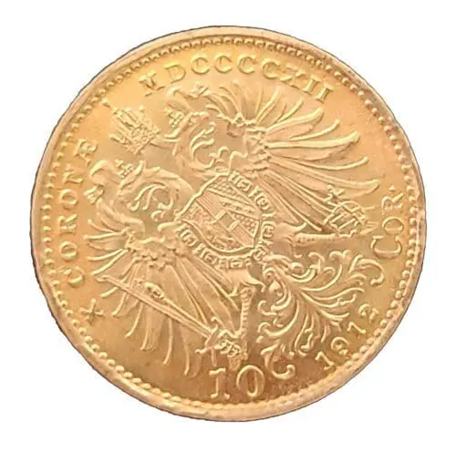 1912 Austrian 10 Corona Gold Coin Restrike- Gem Bu - Image 2