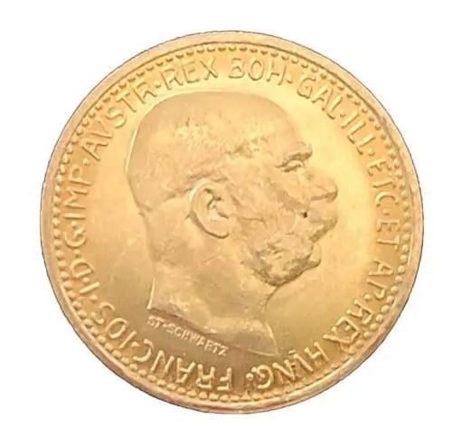 1912 Austrian 10 Corona Gold Coin Restrike- Gem Bu - Image 4