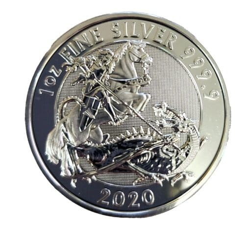 2020 British 1 oz Silver Valiant -Bu .9999 Fine Silver