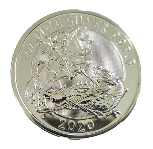 2020 British 1 oz Silver Valiant -Bu .9999 Fine Silver - Image 3