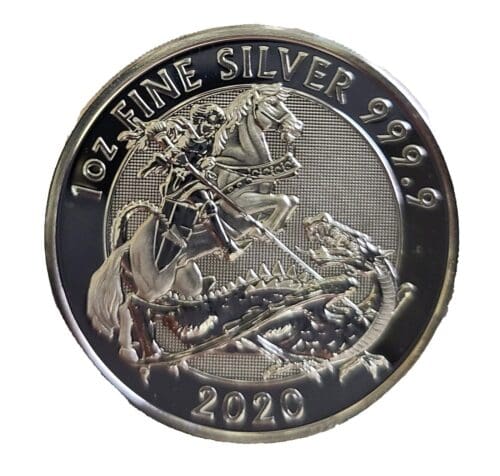 2020 British 1 oz Silver Valiant -Bu .9999 Fine Silver - Image 5