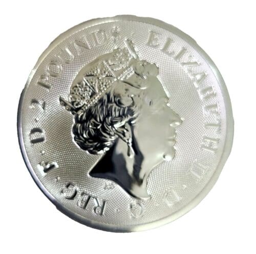 2020 British 1 oz Silver Valiant -Bu .9999 Fine Silver - Image 6