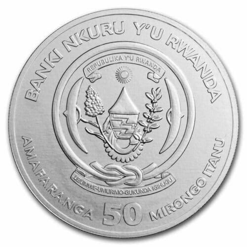 2024 Rwanda 1 oz Silver Lunar Dragon Bu - Image 2