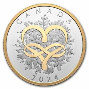 Canada $20 Celebrate Love 1 oz Silver Proof Coin