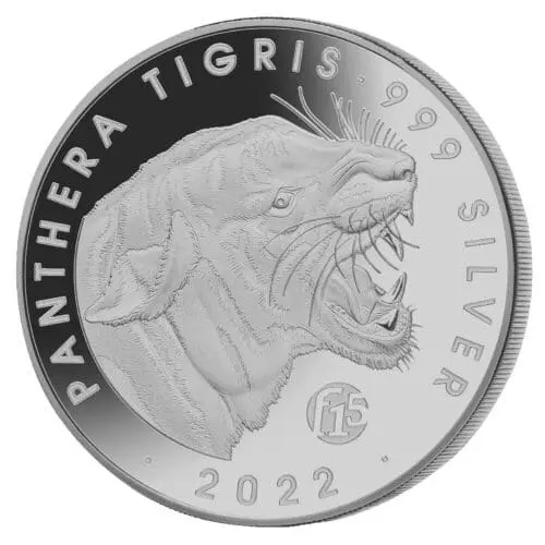 Laos Panthera Tigris Silver Proof Coin