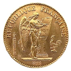 Franc Lucky Angel Gold Coin - Bu