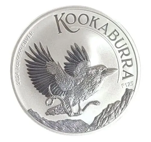 Australian Kookaburu 1 oz silver coin Bu