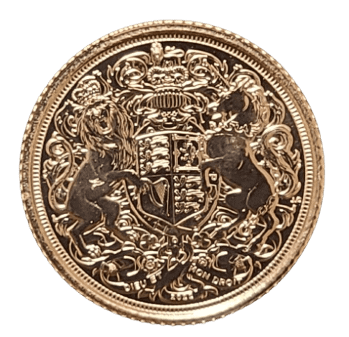 2022 British Memorial Half Gold Sovereign Gem Bu - Image 3