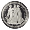 2021 St. Helena Three Graces 2 oz Silver Proof Coin