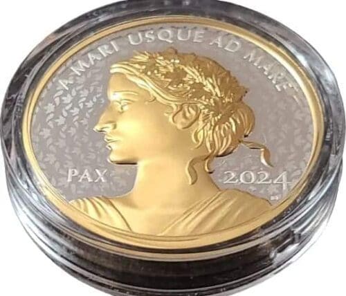 2024 CanadIan Peace Dollar 1 oz Silver Proof Coin UHR - Image 4