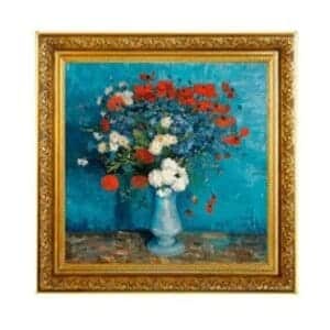 Van Gogh Vase with Cornflowers 1 oz Silver Proof