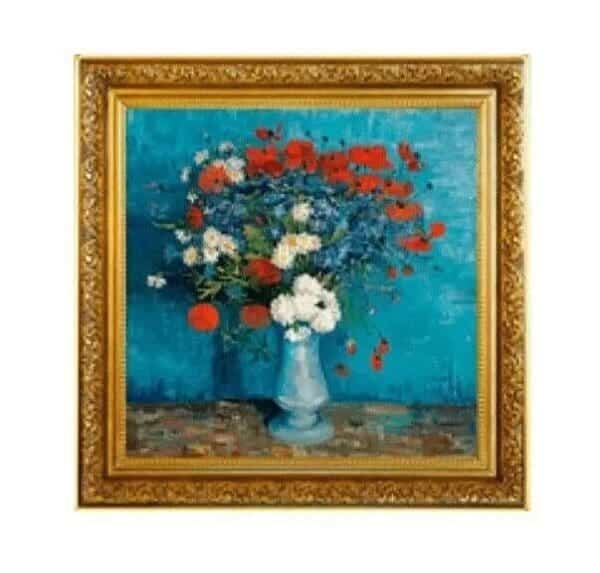 Van Gogh Vase with Cornflowers 1 oz Silver Proof