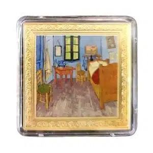 Niue Van Gogh 1 oz Silver Bedroom In Arles Proof Coin