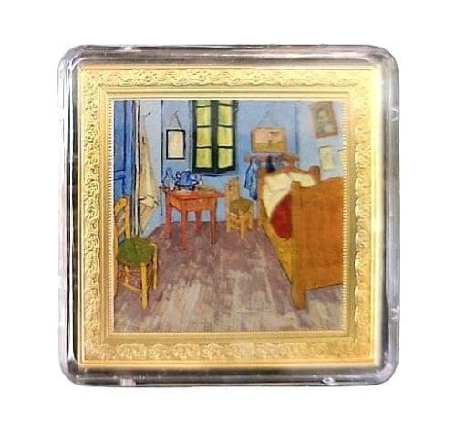 Niue Van Gogh 1 oz Silver Bedroom In Arles Proof Coin