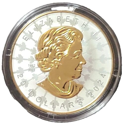 2024 Canada Maple Leaf Incuse 1 oz Silver Proof Coin - Image 5