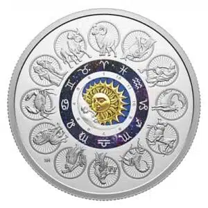 Canada 2 oz Silver Signs of the Zodiac Proof Coin