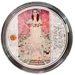 Portrait of Mada Primavesi .5 oz Silver Gustav Klimt
