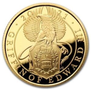 1/4 oz Gold Griffin of Edward Proof Coin