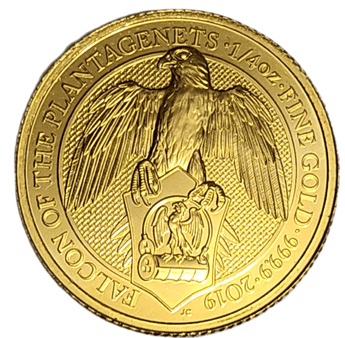 2019 British 1/4 oz Gold Queen's Beasts The Falcon - Image 6