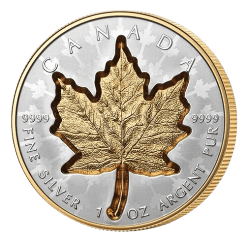 2024 Canada Maple Leaf Incuse 1 oz Silver Proof Coin