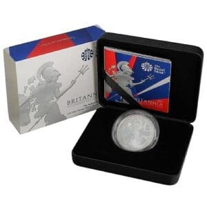 1oz Silver Britannia 20th Anniversary Proof Coin