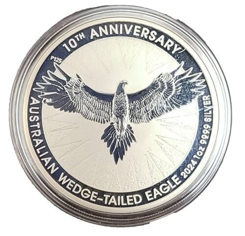 2024 Australia 1 oz Silver Wedge Tail Eagle Coin - Image 4