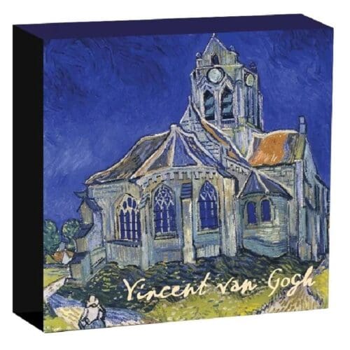 2023 Niue Van Gogh 1 oz Silver The Church of Auvers Coin - Image 4