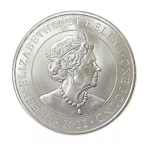 2022 St Helena British World Trade coin BU - Image 2