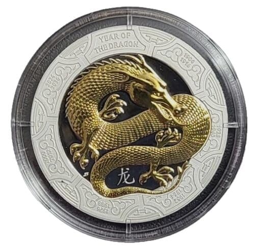 2024 Samoa Dragon of The Year 1 oz Silver Proof Coin - Image 6