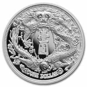 2022 China 1 oz Silver Long-Whiskered Dragon Dollar