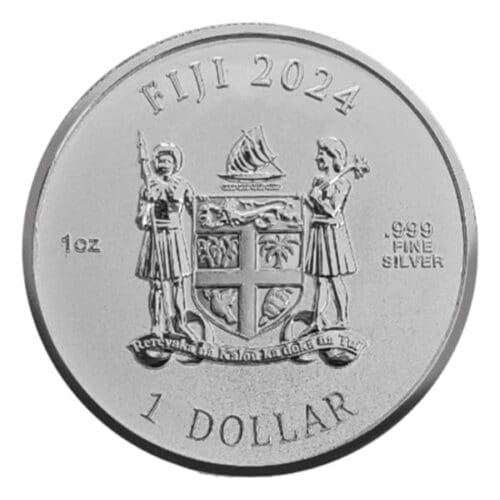 2024 Fiji Lunar Dragon 3D UHR 1 oz Silver Coin - Image 4