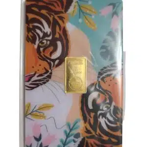 South Korean 1 gram Gold Lunar Tiger Bar