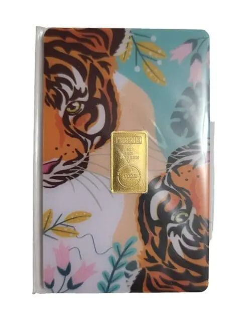 South Korean 1 gram Gold Lunar Tiger Bar