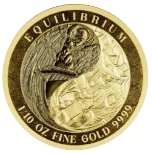 2024 Tokelau 1/10 oz Equilibrium Gold Coin