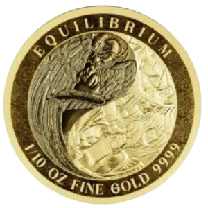 2024 Tokelau 1/10 oz Equilibrium Gold Coin