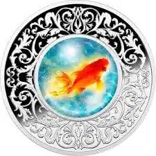 2023 Cameroon Goldfish Lucky Charm 500 Francs Coin