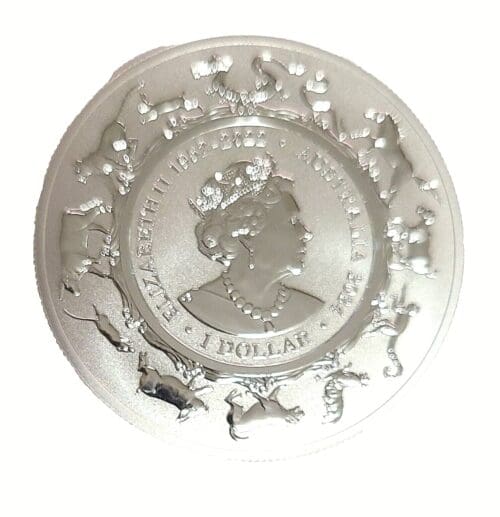 2024 Australian Lunar Year of the Dragon 1oz Silver Coin - Image 3