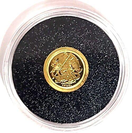 2024 Isle of Man Gold Angel Coin .5 gram Pure Gold - Image 3