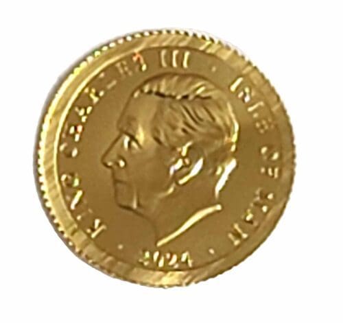 2024 Isle of Man Gold Angel Coin .5 gram Pure Gold - Image 4