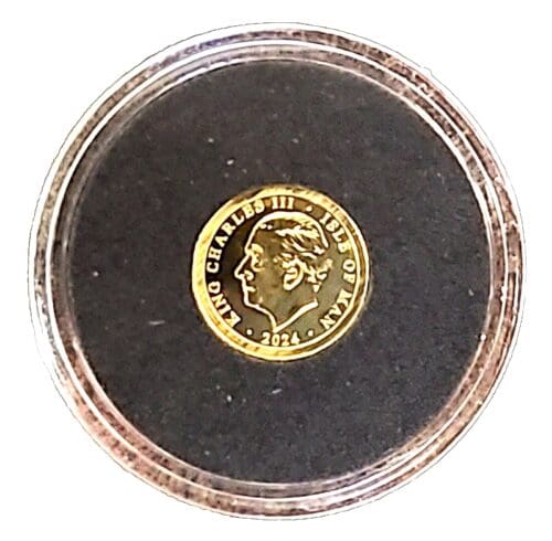 2024 Isle of Man Gold Angel Coin .5 gram Pure Gold - Image 5