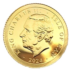 Isle of Man Gold Angel Coin .5 gram Pure Gold