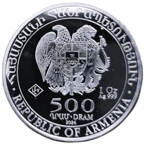 Armenian 1 oz Silver Noah’s Ark Coin