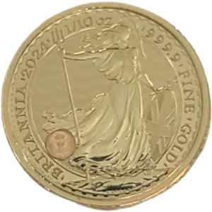 Great Britain 1/10 oz Gold Britannia Bu