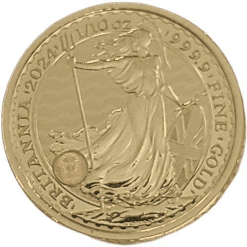 Great Britain 1/10 oz Gold Britannia Bu